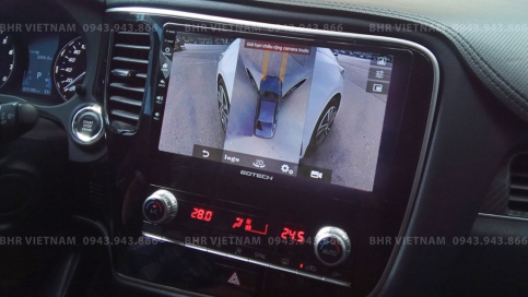 Màn hình DVD Android liền camera 360 Mitsubishi Outlander 2020 - nay | Gotech GT360 Plus